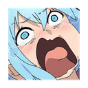 AquaScream Discord Emoji from TheFemmys