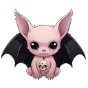5839pinkgothbat