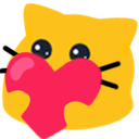 BlobCatHeart custom emote - 🎀 Bambi Sisterhood 🎀