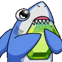 22357sharkrainbowgem