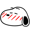 snoopy_blush Discord sticker | Speakeasy