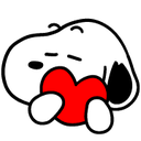 snoopy_heart Discord sticker | Speakeasy