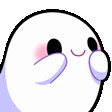 BlushingGhost Discord emoji