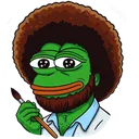 Pepe_Bob_Ross Pepe_Bob_Ross