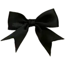 BlackGothBowTie