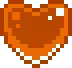 7245orangespinningpixelheart