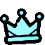 crown_blue animated Discord emote from Ice Store | Season 3