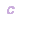 Text in purple font repeats and overlaps in a glitchy, layered pattern.