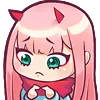 zerotwo_sad_shy zerotwo_sad_shy