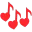 heartmusicnotes