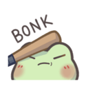 frog_bonk Discord sticker from 𝚃𝙷𝙴 𝙲𝙰𝚅𝙴