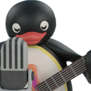 pingu_guitar Discord emoji
