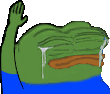 pepoSadByeWave Discord emoji