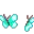 ButterfliesCyan