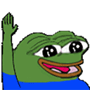 DE_pepe_hey animated Discord emote - Trophy's Paradise