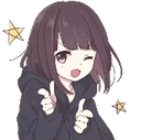 menheraFingerGun Discord emoji