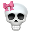 cute_coquette_skull Discord emoji
