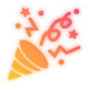 ConfettiPopper custom emote from ☾ World To Majestica ☽
