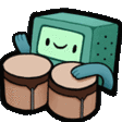 a_bmo_bongo animated Discord emote - Unsupervised Adults ¹⁸⁺