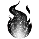 Black_Sparkle_Fire Discord emoji