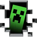 7557minecraftcreeperbehindwall