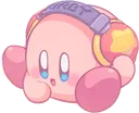 KirbyHeadphonesChilling
