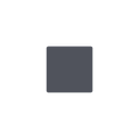 Gray square with rounded corners centered on a black background.