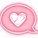 75469heartspeechbubble