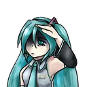 Miku_salute