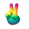 RainbowPeaceSign