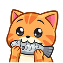 :Cat_eatfish: