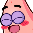 Patrick_blush custom emote from Discord Quebec
