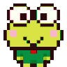 Keroppi_love animated GIF emoji from Discord Quebec