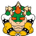Four identical pixelated turtle monsters with orange hair and green shells bowing their heads in a state of exhaustion.