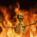 hell animated GIF emoji from ChekoVerse