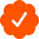 OrangeVerified Discord emoji