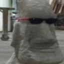 cool_moyai Discord emoji