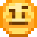 face_with_raised_eyebrow custom emote from Realm Explorer | Find & Promote