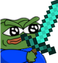 pepe_diamond_sword Discord sticker - The Lohengram Empire