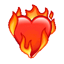 87703heartonfire animated GIF emoji | #- thunder server  15k ?