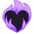 heartpurplefire