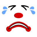 CryingClownFace Discord emoji