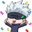 JJKGojo_Celebrate Discord emoji