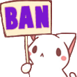 V_ban Discord sticker from Vulcan