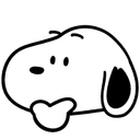 snoopy_think Discord emoji