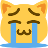 cat_happycry Discord emoji