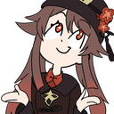 KU_HuTaoShrug Discord emoji