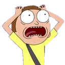 3226mortyangryshocked Discord sticker from Degenerates [18+]