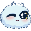 Cutewinkfluffy Discord Emoji from Μ Λ Υ V Ι L L Ξ🌿