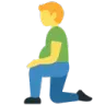 pregnantmankneeling